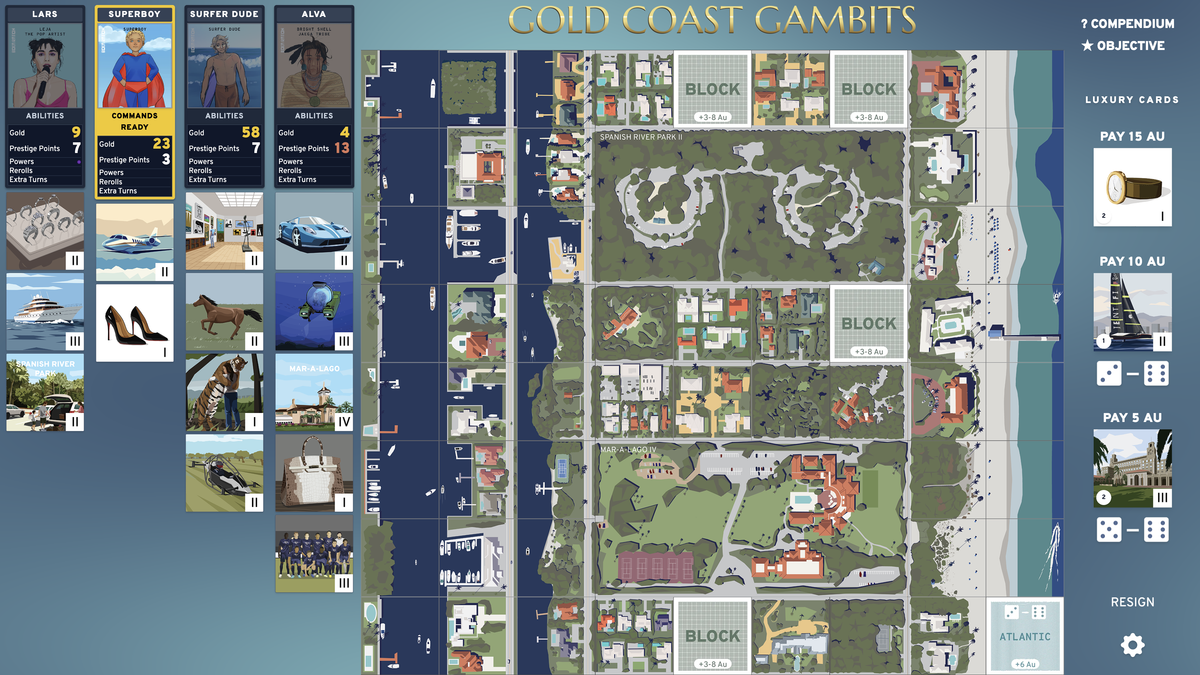 GOLD COAST GAMBITS - Boca Raton & Palm Beach  - Full Game (Steam Key)